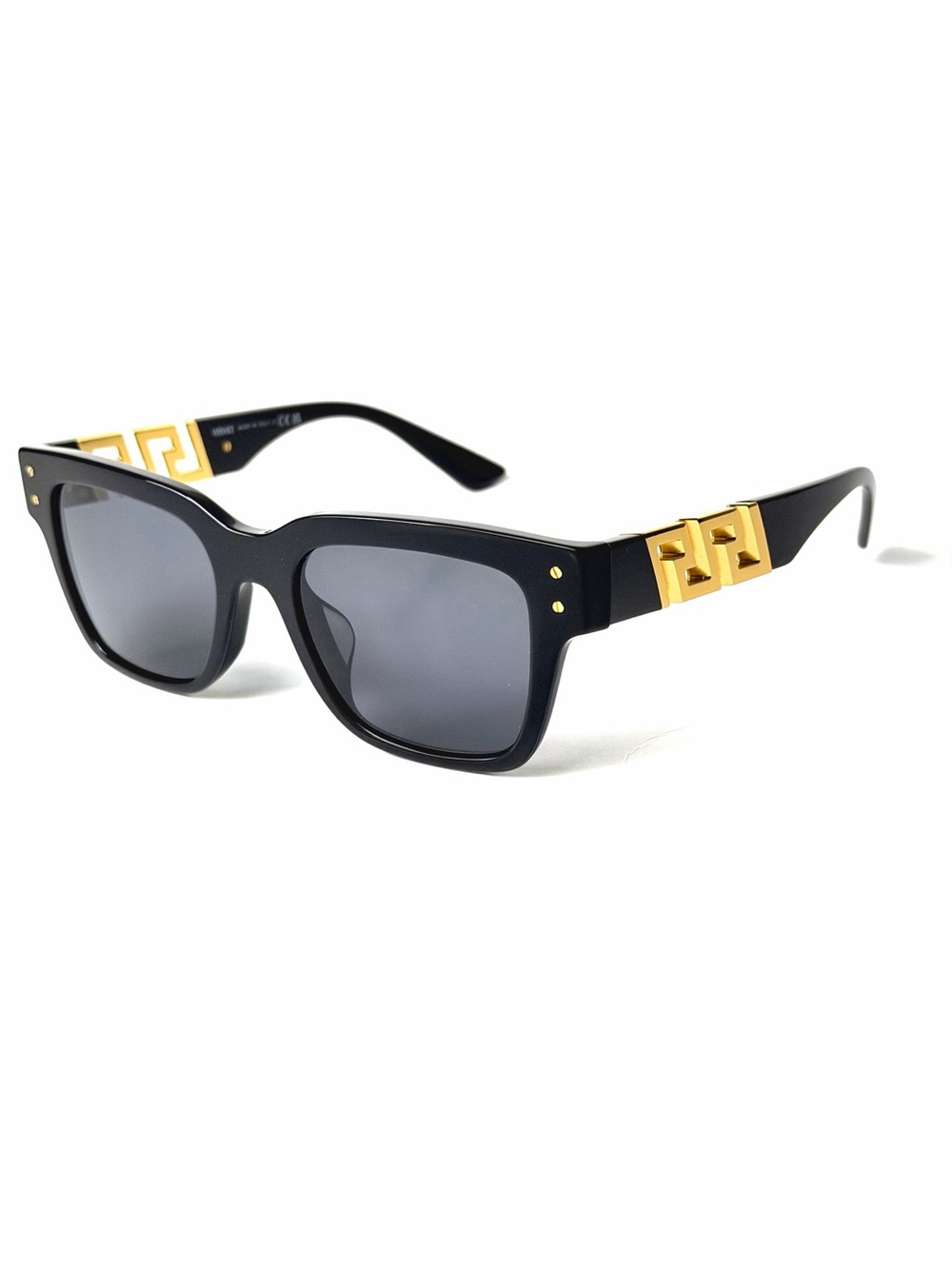 Versace Mod 4421 F GB1/87 Black Dark Grey Gold Authentic New 4421F NWT - Picture 4 of 8
